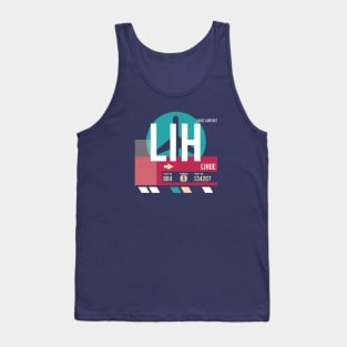 Lihue (LIH) Kauai Airport // Sunset Baggage Tag Tank Top